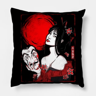 Kabuki Tokyo Japan Style Pillow