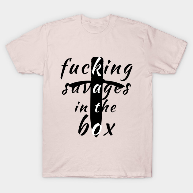 New York Yankees fucking savages in the box logo shirt, hoodie