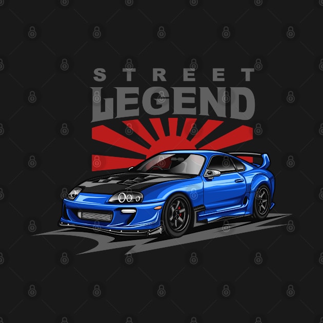 Supra A80 (Ocean Blue) by Jiooji Project