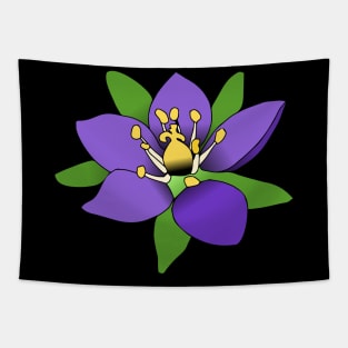 unique violet flower, purple flowers,nature Tapestry