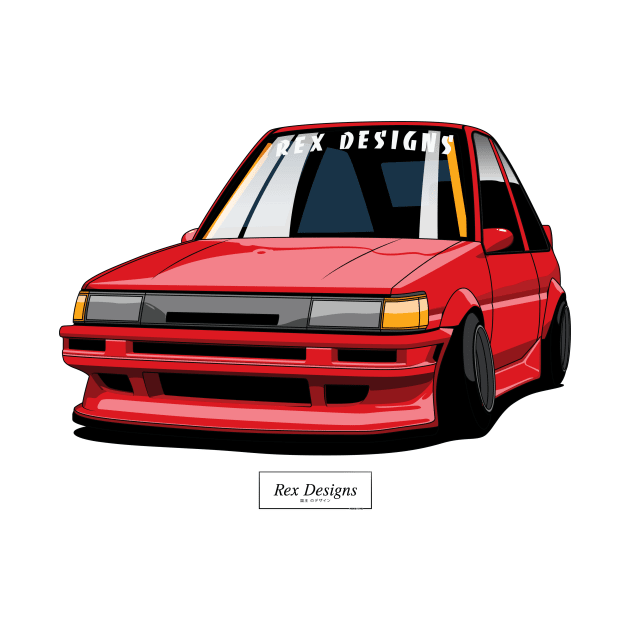 Toyota Corolla AE86 Levin by RexDesignsAus