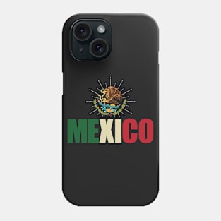 Mexico Flag Emblem T-Shirt Phone Case