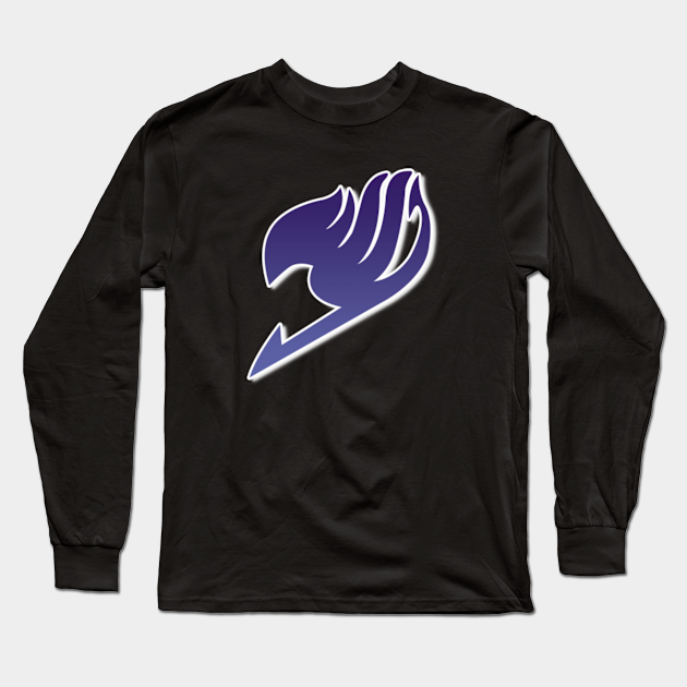 Blue Fairy Tail Logo Fairy Tail Long Sleeve T Shirt Teepublic