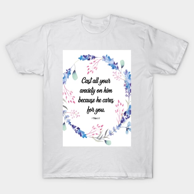 Cast All Your Anxiety Women T Shirt Cast All Your Anxiety Women T Shirt