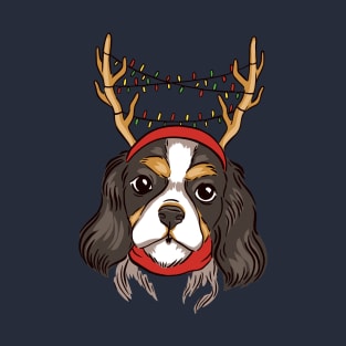 Cavalier Dog Christmas T-Shirt