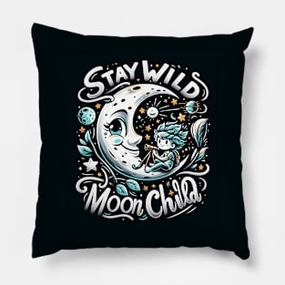 Stay Wild Moon Child Pillow