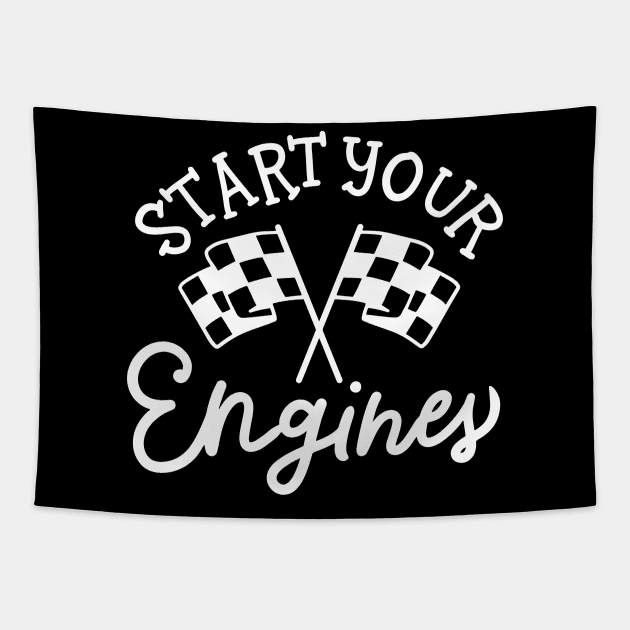 Start Your Engines Tapestry by maxcode