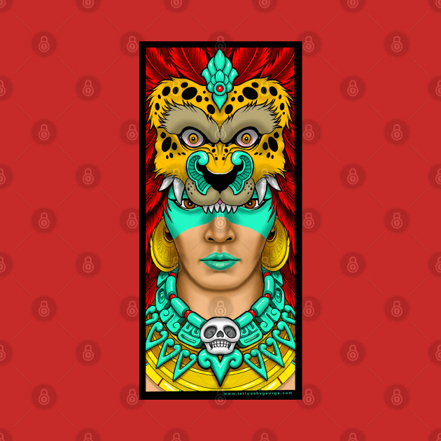 Mayan Warrior Girl by Tattoos_by_George