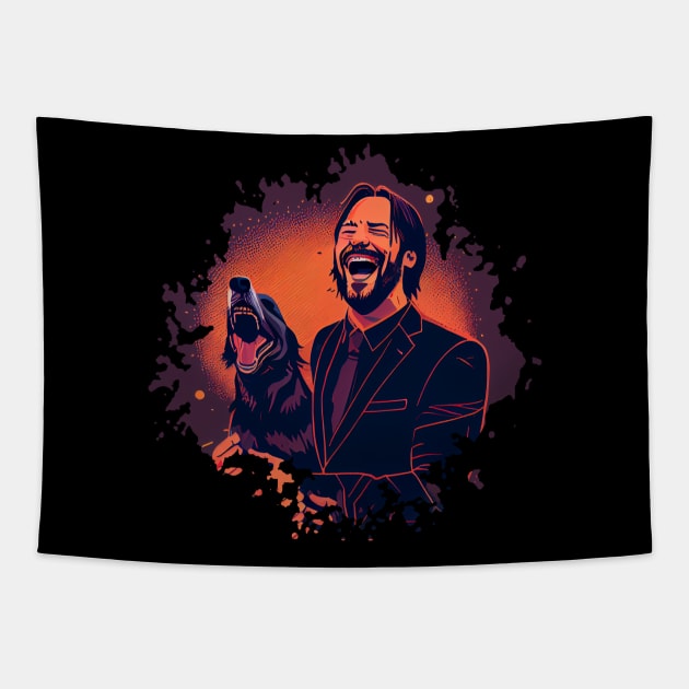 John Wick Tapestry by Pixy Official