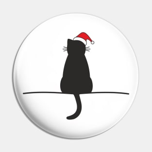 Cat Christmas Santa Claus Decoration Gift Pin