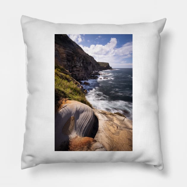 Shapely Rocks Pillow by Geoff79