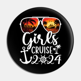 Girls Cruise 2024 Girls Trip Vacation Pin