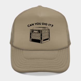 Vinyl Record Crate Can You Dig It Hat