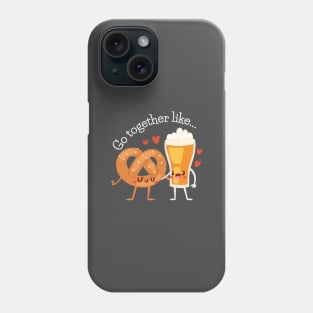 Go together like... Beer and Pretzels Phone Case