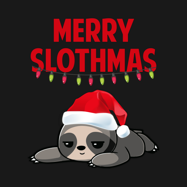 Merry Slothmas by AmandaPandaBrand