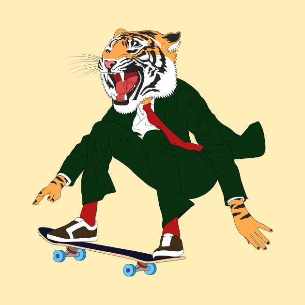 Skate Tiger by Woah_Jonny