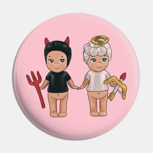 Angel and Devil - Sonny Angels Pin