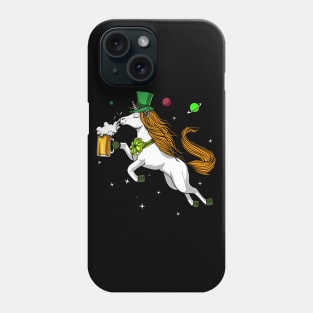 Leprechaun Unicorn St Patricks Day Beer Irish Party Phone Case