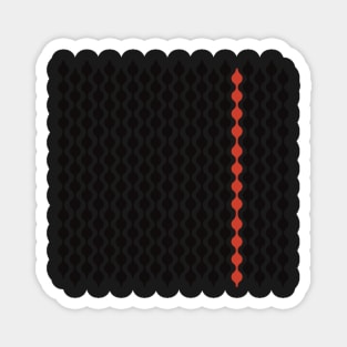 Graphic retro pattern, drops on string Magnet