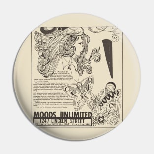 Moods Unlimited Ad Pin