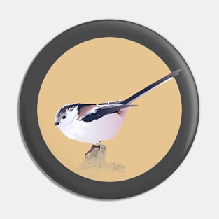 Long-tailed Tit Pin