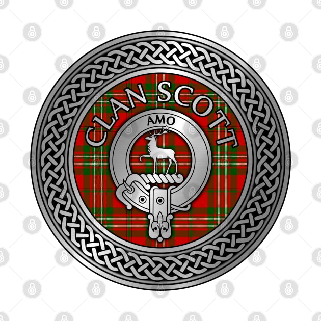 Clan Scott Crest & Tartan Knot by Taylor'd Designs