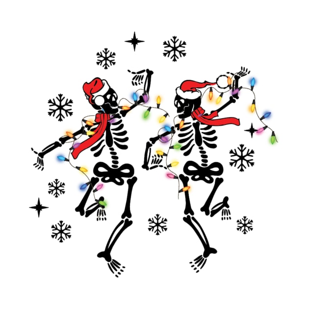 Dancing Christmas Skeleton by Bam-the-25th