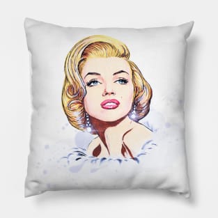 White Fur Session Pillow