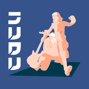 FLCL Haruko Haruhara T-Shirt