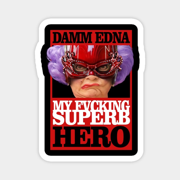 Damm Edna Magnet by Testeemoney Artshop