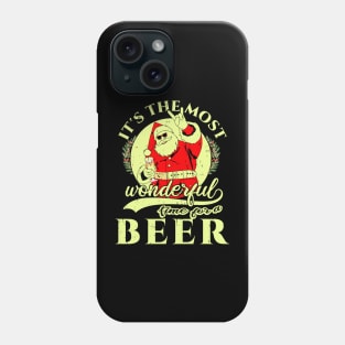 It's the Most Wonderful Time for a Beer Phone Case