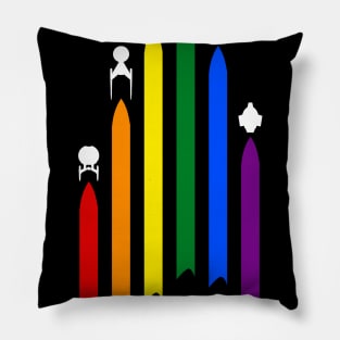 Star Trek Gay Pride Pillow