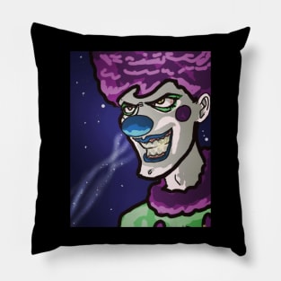 Creepy Clown Pillow