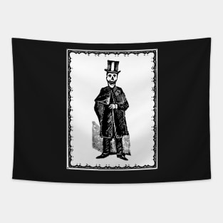 Skeleton Groom (White) Tapestry