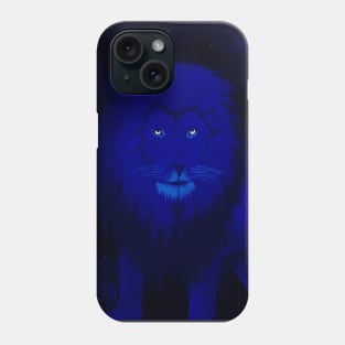 Blauer Löwe Phone Case