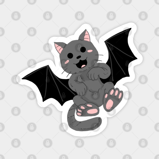 CAT BAT Magnet by droidmonkey