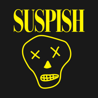 Bailey Sarian Suspish Yellow Skull T-Shirt