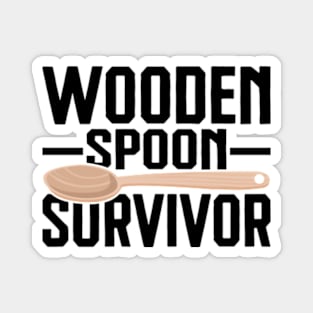 Wooden Spoon Survivor Magnet