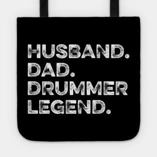 Husband Dad Drummer Legend Tote