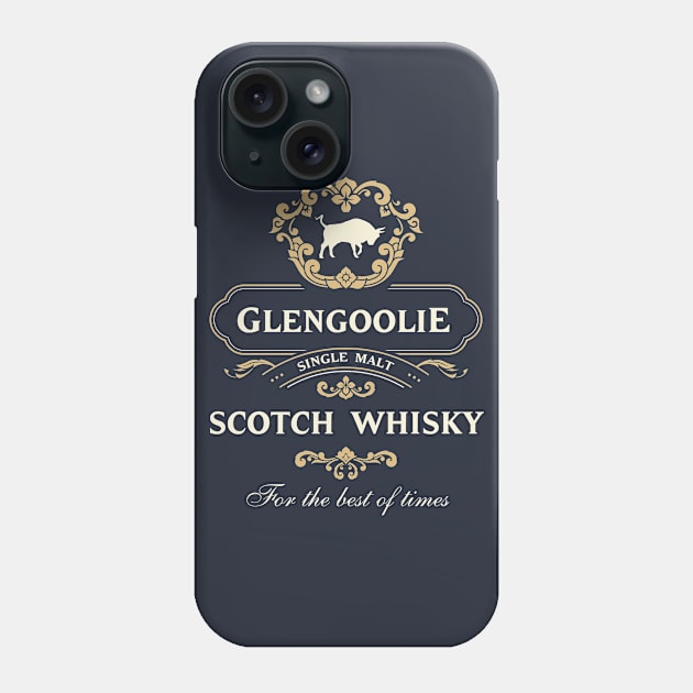 Glengoolie Whisky from Archer Phone Case by MonkeyKing