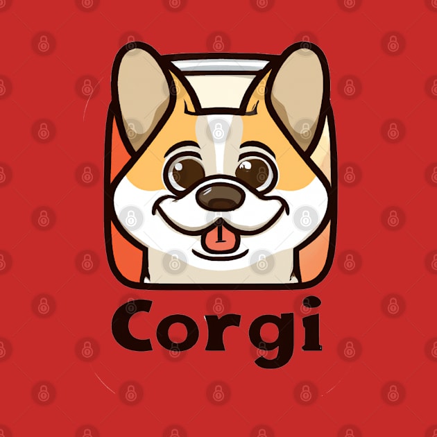 Corgi Logo by Tropical Corgi's