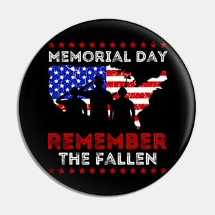 Memorial Day Remember The Fallen Pin