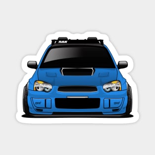 2005 Subaru WRX Blue Magnet