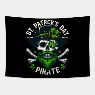 St. Patrick’s Pirate Skull Tapestry