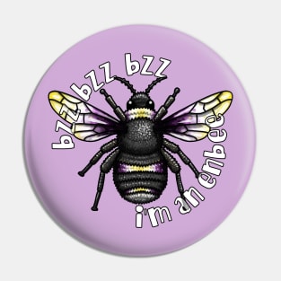 Bzz I'm An Enbee Pin