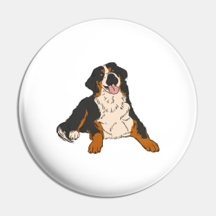 Bernersennen hund dog Pin