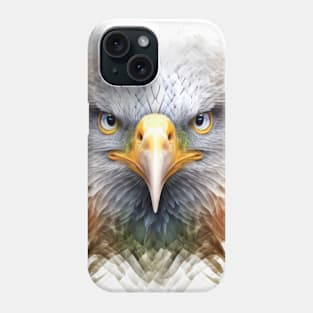 Eagle Animal Portrait Nature Wildlife Painting Phone Case