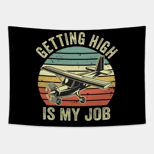 Pilot Funny Aviation Lover Quotes Airplane Enthusiast Tapestry