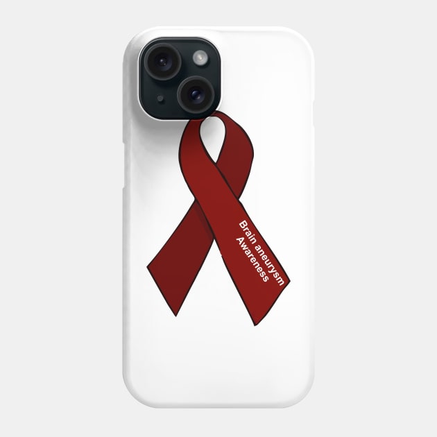 brain aneurysm awareness Phone Case by Vortex.Merch