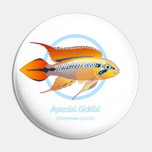 Agassizi Cichlid Pin